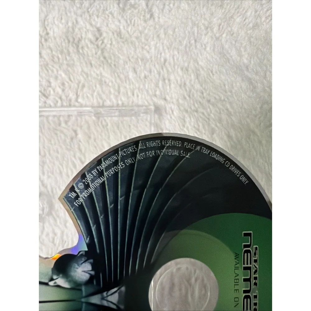 Star Trek Nemesis PC CD ROM 2003 Vtg Promo Desktop RARE WIN 98 2000 XP MAC